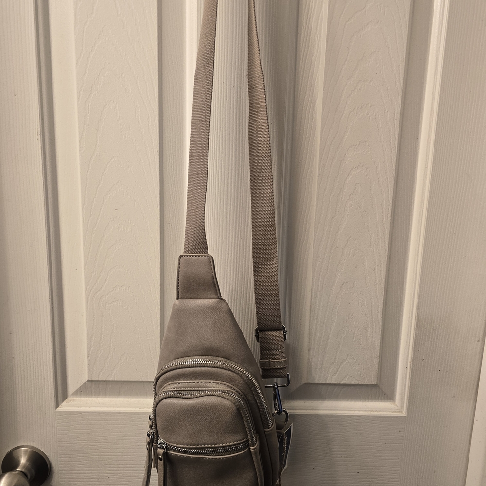 Sling Crossbody Bag - Taupe